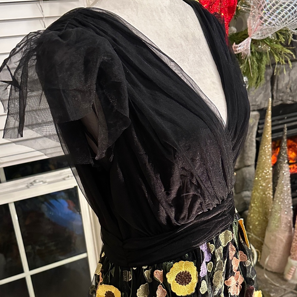 Floral Black Evening Dress by NY & C - Picture 6 of 12